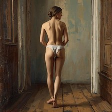 Akt weiblich Malerei Gemälde