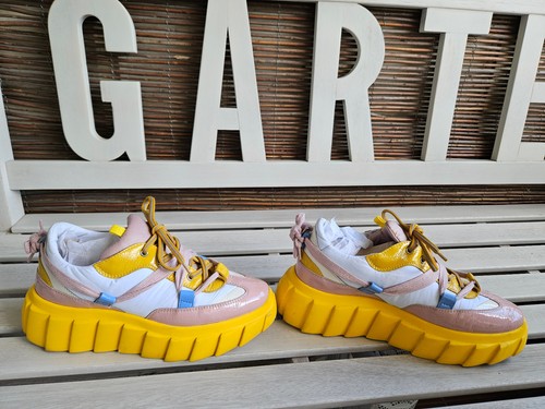 Agl sneaker schnürer plateau - agl,