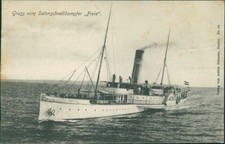 Ansichtskarte Salonschnelldampfer Freia Dampfer (Nr.9676)