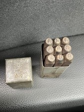 DDR Schlagzahlen-Set 3mm 0-9 Einschlagstempel, Schlagstempel, Punze 