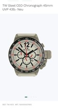 TW Steel CEO 1013 Chronograph 45mm fast wie neu,Batterie neu