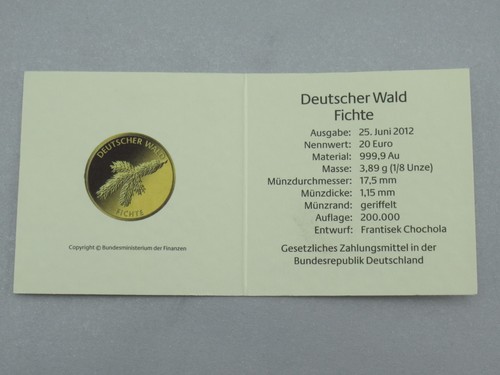 Euro goldmünze 2012 - euro,