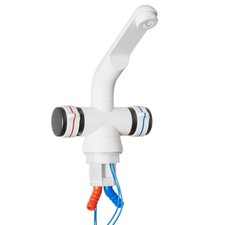 Camping Wasserhahn 12V Kalt Warm Wohnwagen Wohnmobil Wasserarmatur Hahn Armatur