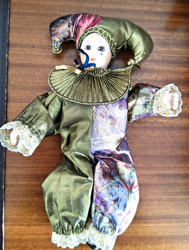 Harlekin sammlerpuppe vintage - harlekin,