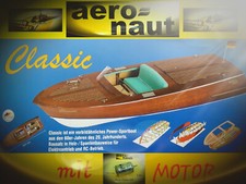 aeronaut Classic Sportboot m. Motor, 3092/00.M, Holzbausatz, Günther Modellsport