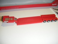 Herpa Schwertransport Tieflader Nooteboom Pendel X Auflieger Kutter in rot