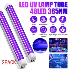 2x 365nm Blacklight 48LED UV
