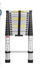 Teleskopleiter 4,4m Stehleiter Anlegeleiter Mehrzweckleiter Alu Ladder Leiter