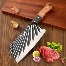 Küchenmesser Profi Kochmesser Japanisches Edelstahl Messer Metzgermesser Scharf