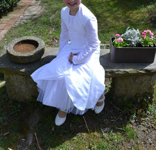 Kommunion Kleid WEISE 140 mit