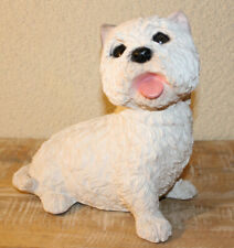 Castagna Kollektion Deko Figur Hund, weiß Made in Italy 1988