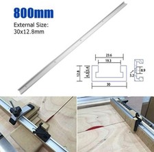 800 mm T-Track T-Nut Profil Schiene Holzbearbeitung Werkzeug 30Typ Aluminium