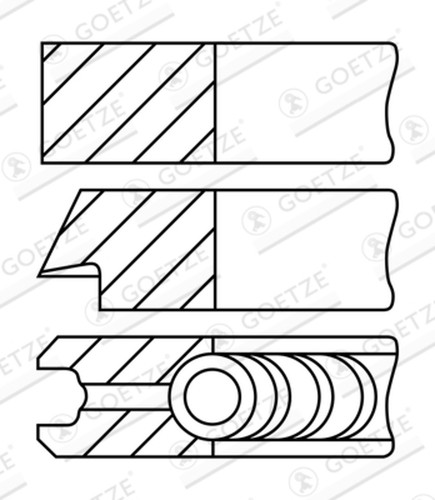 Kolbenringsatz goetze engine - goetze,