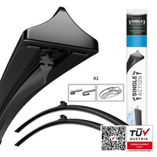 Scheibenwischer für TOYOTA Yaris Set für Frontscheibe Single Action D2922