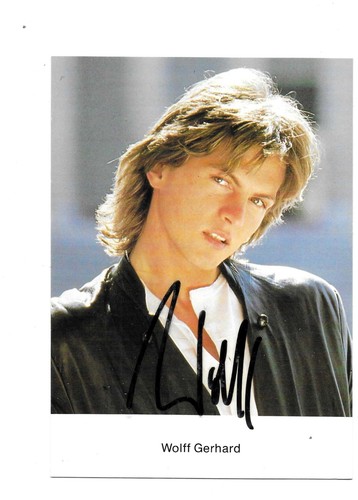 Wolff gerhard autogramm - -,