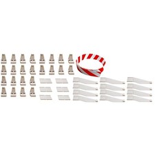 Carrera Evolution Digital 132 / 124 Leitplanken Set 3 Meter 24 Halter 85220 NEU