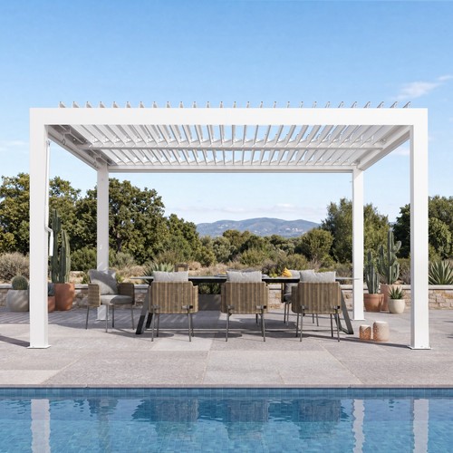 Pergola 3x3 pavillon - pergola, 3x3.7m