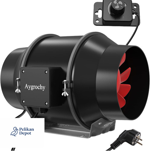 Regelbarer rohrventilator - regelbarer,
