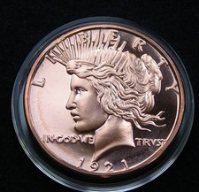 Peace D. Kupfermedaille 1 Oz