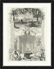 Roma Patrimonium Petri Kirche Vermögen Brunnen Hund Saal Säulen Faksimile_E 5837