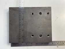 Flachstahl Werkzeugstahl Flachmaterial Zuschnitt. Ca. Maßen  190 x 160 x 25 mm