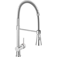 baliv Küchenarmatur KI 1170 Chrom Einhandarmatur Schwenkbar 360° Geschirrbrause 