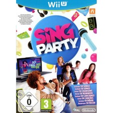 ★ Wii U ★ Spiel ★ SING PARTY ★ USK 0 ★ wie neu