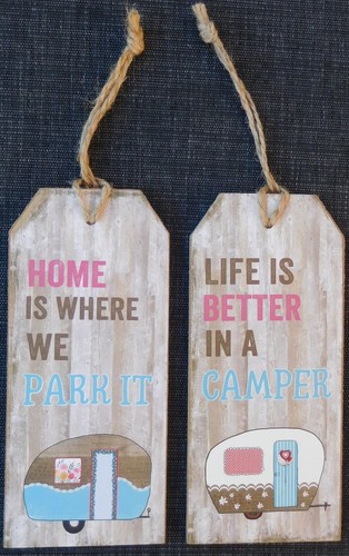 Holzschild camping schild mit - camping,,
