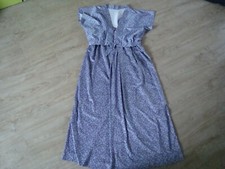 2tlg. Damen Mädchen Kleid und Bolero Weste Sommer Style gemustert lila geblümt