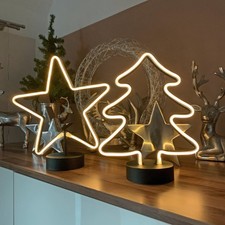 LED Neon Stern Tanne Leuchte