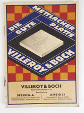 Musterbuch Villeroy und Boch Dresden Keramik Fliesen Bodenfliesen 1930