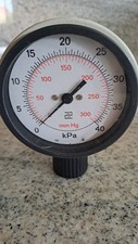 Sauerstoffdruckregler 0-40 kPa Manometer Inline Medizin/Labor Gas gebraucht f...
