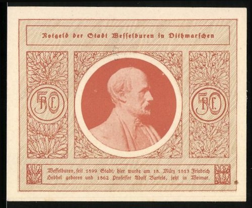 Notgeld wesselburen - notgeld,