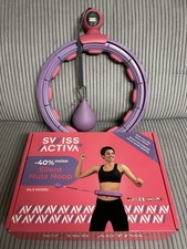 Swiss Activa+ Smart Hula Hoop Reifen Erwachsene mit Gewicht und Noppen