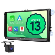 Carplay 9" IPS Android Auto Radio GPS Navi Für VW Golf 5 6 Polo 6R Passat Tiguan