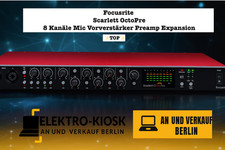 Focusrite Scarlett OctoPre 8 Kanäle Mic Vorverstärker Preamp Expansion ✅ TOP