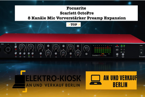 Focusrite scarlett octopre - focusrite,
