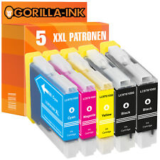 5 Patronen XXL für Brother