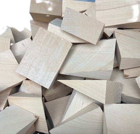 Hartholzkeile 60x30x15mm - 50,