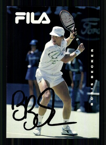 Boris becker autogrammkarte - boris,