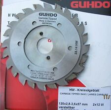 HM/HW Ritz-Kreissägeblatt 120 x 57 Schnittb. 2,8-3,6 GUHDO RITZ FIX
