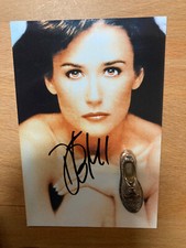 Demi Moore original Autogramm Foto Pressefoto Kino Hollywood USA Schauspielerin