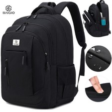 BAIGIO 50L Herren Freizeit Rucksack Damen Wasserdicht Sport Arbeit Schulrucksack