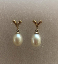 Ohrschmuck 585er Gold mit  echter Perle