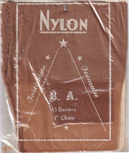 Nylonstrümpfe naht beige - b.a.,