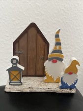 Handmade Weihnachten Dekoration Wichtel Handbemalt Holz Keraflott Dorf