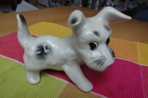 Porzellanfigur hund welpe - hund,