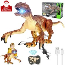 XXL Dinosaurier-Roboter T-Rex Kinder mit Fernbedienung mit Sound Licht Bewegung