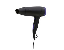 Silvercrest Reisehaartrockner Föhn klappbar SRHK 1600 B1 schwarz/lila 1200/1600W
