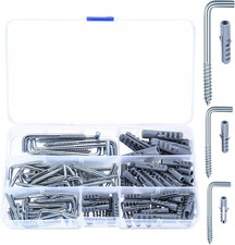 120 Stück L Schraubhaken